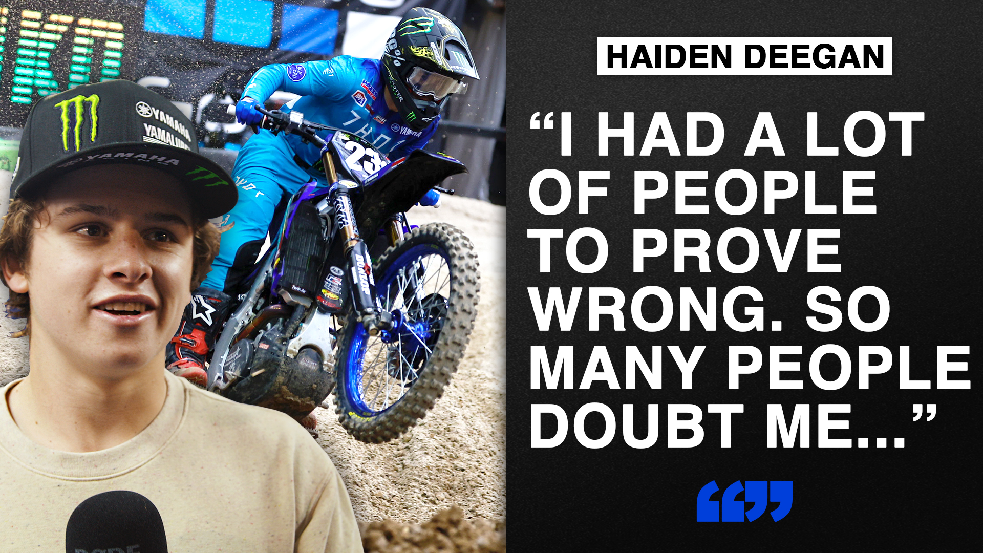 Haiden Deegan Talks Supercross Debut Vital MX Interview Motocross